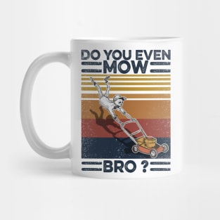 Lawn Mower Do You Even Mow Bro Mug